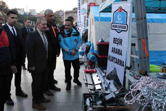 Aydın’da “Çök-kapan-tutun” tatbikatı yapıldı