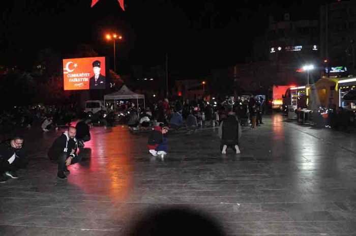 Aydın’da “Çök-kapan-tutun” tatbikatı yapıldı