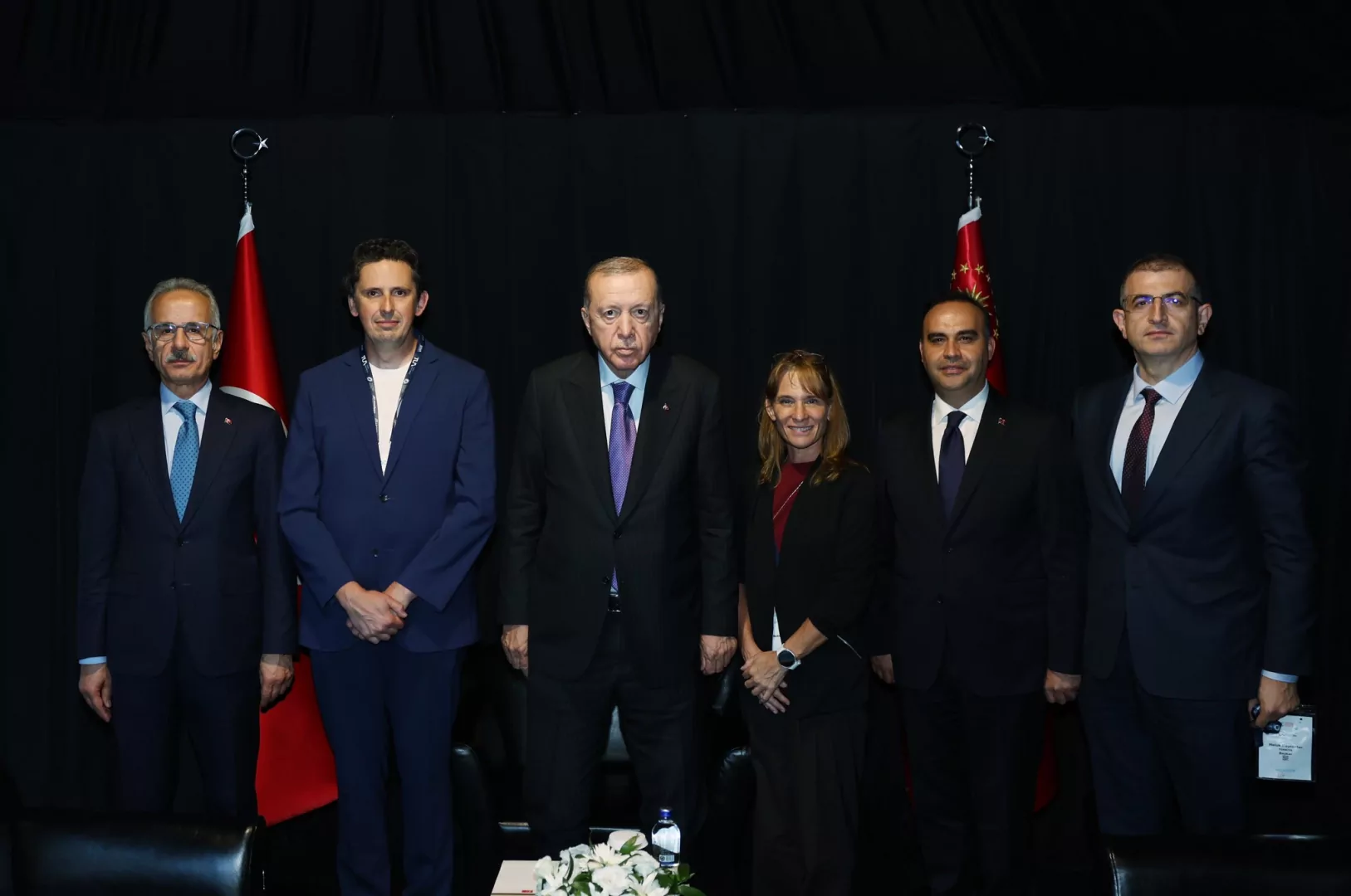 Erdoğan&rsquo;dan SpaceX y&ouml;neticileriyle kritik g&ouml;r&uuml;şme