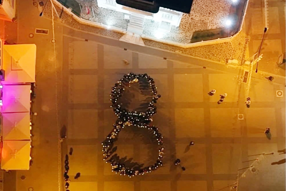 Mudanya&rsquo;da kadınlar 8 Mart'ta 8 dakika 'sessiz' durdu!