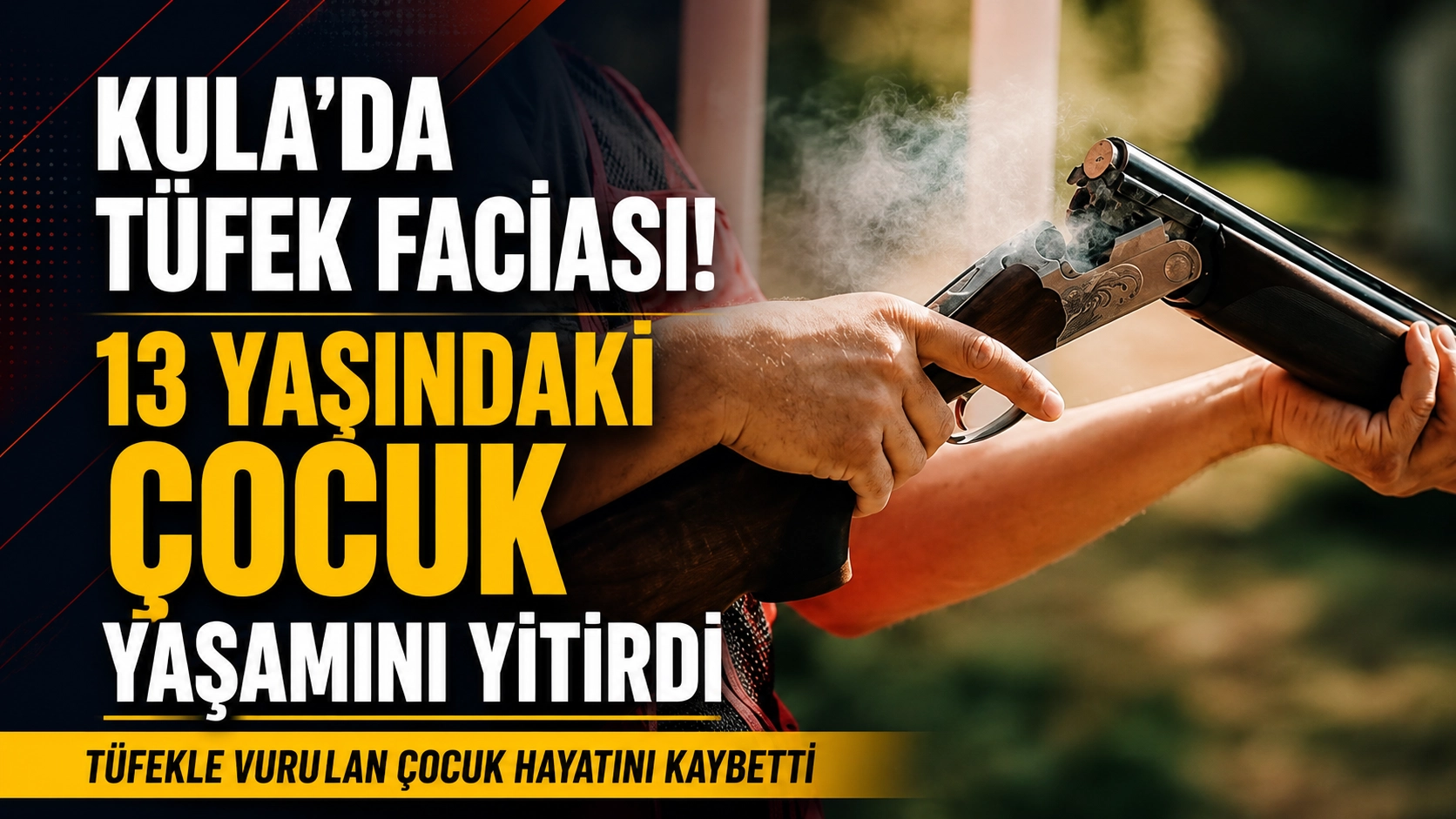 13 Yaşındaki &Ccedil;ocuk Evde &Ouml;l&uuml; Bulundu! T&uuml;fek Faciası Yasa Boğdu