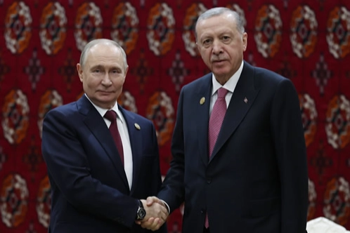 Cumhurbaşkanı Erdoğan, Putin ile g&ouml;r&uuml;şt&uuml;