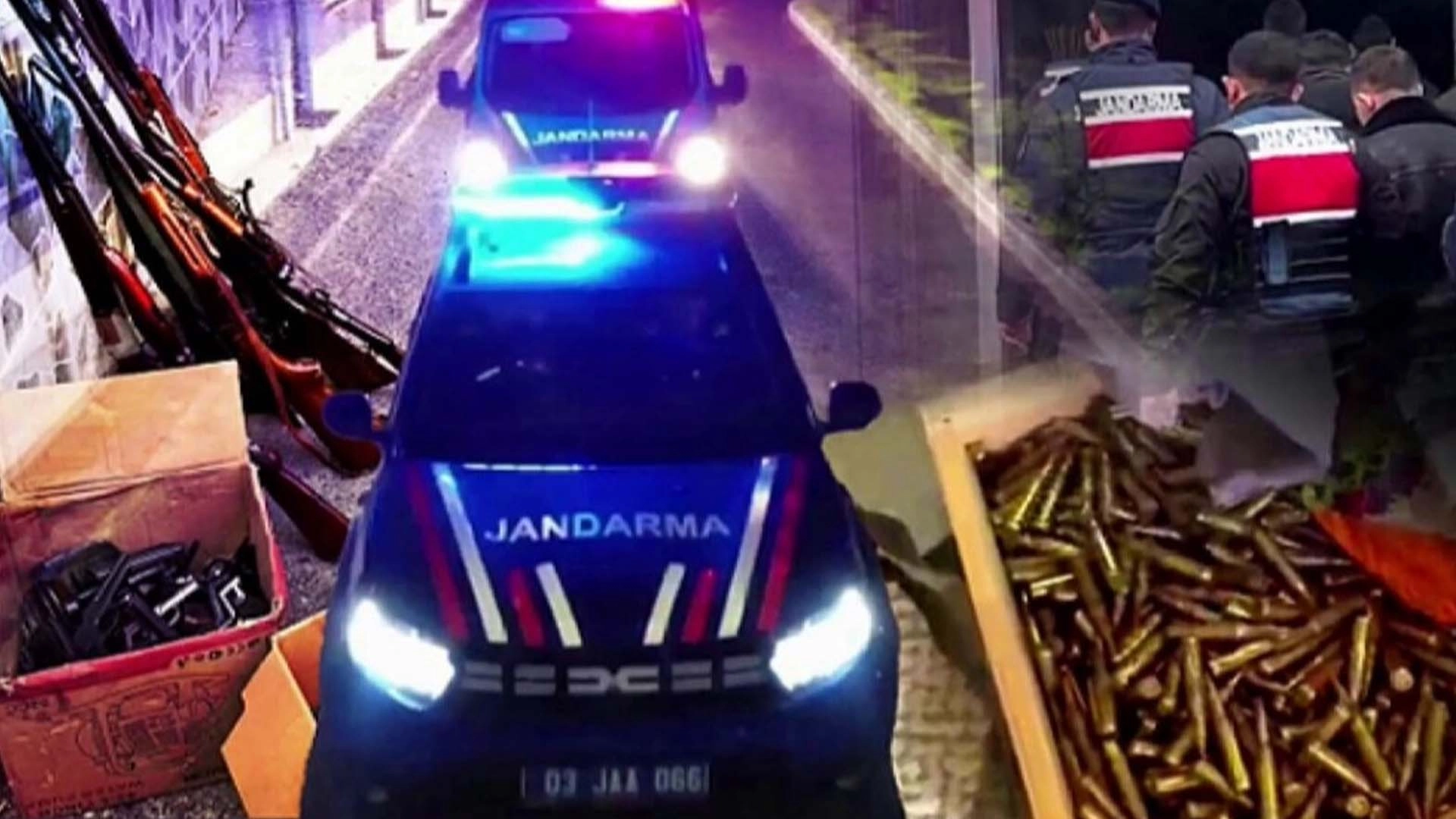 14 il merkezinde ruhsatsız silah ve m&uuml;himmat operasyonu: 202 ş&uuml;pheli yakalandı