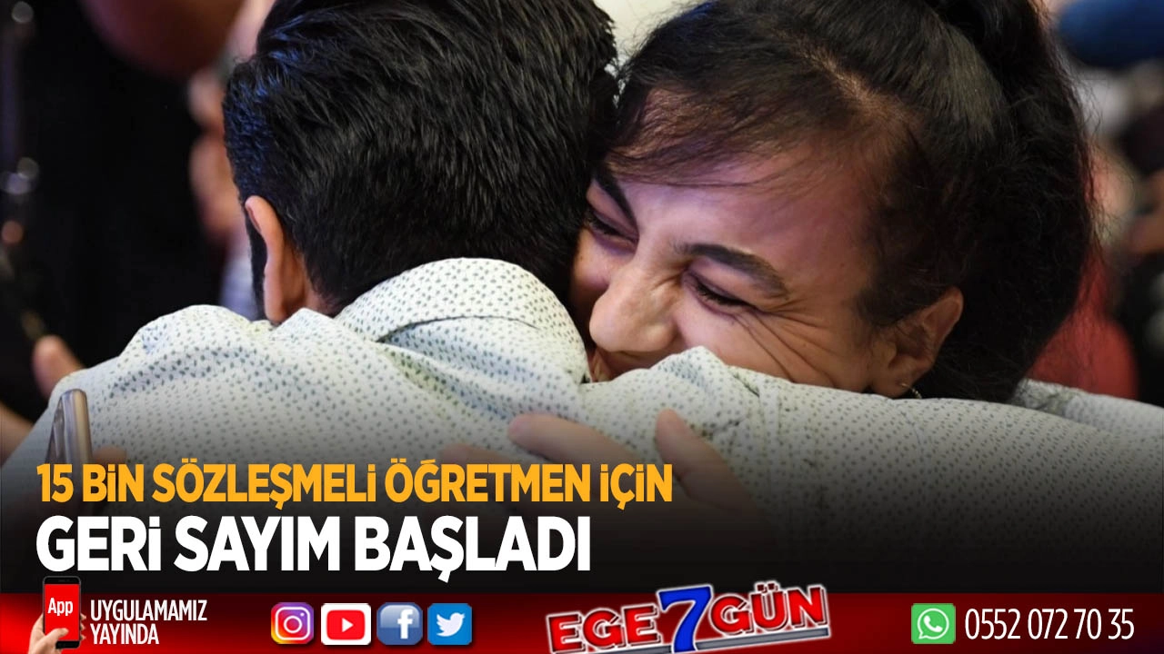 15 Bin Sözleşmeli Öğretmen Alımı İçin Geri Sayım Başladı!