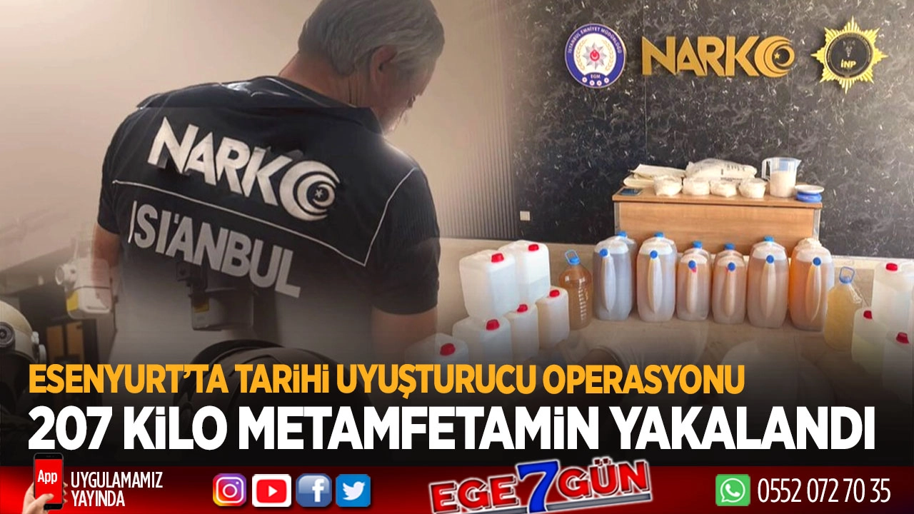 207 kilo metamfetamin, 2 şüpheli yakalandı