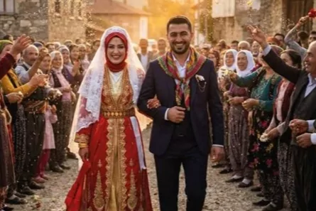 Denizli&rsquo;den gen&ccedil; &ccedil;iftlere evlilik desteği