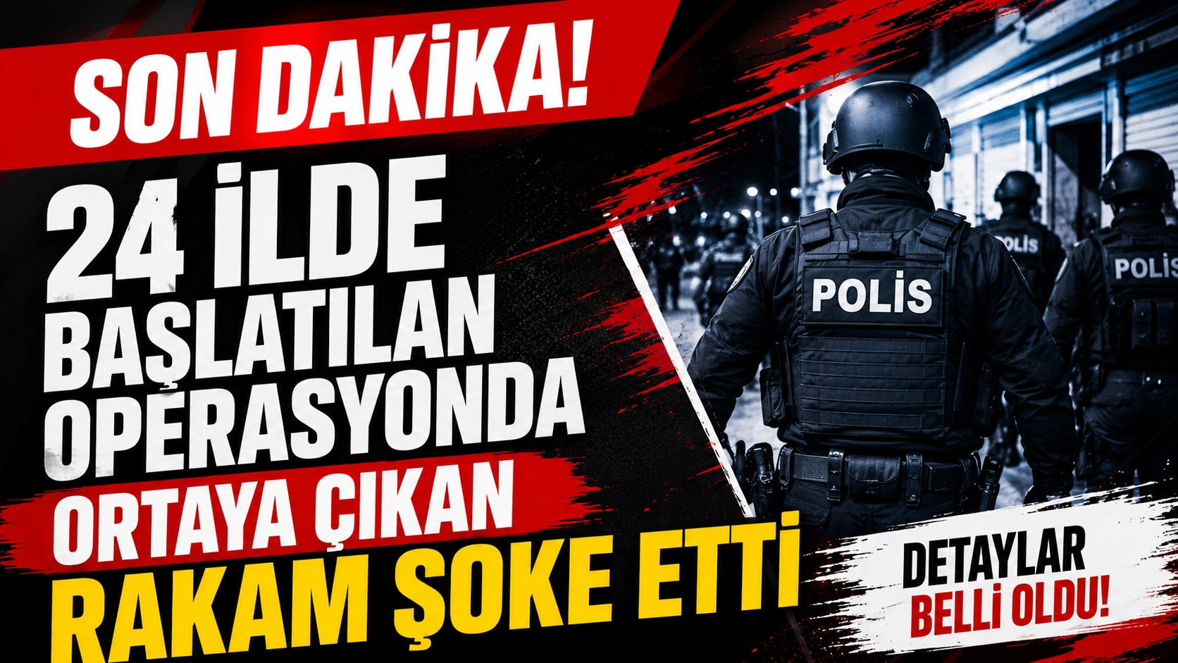 24 ilde başlatılan operasyonda ortaya &ccedil;ıkan rakam şoke etti