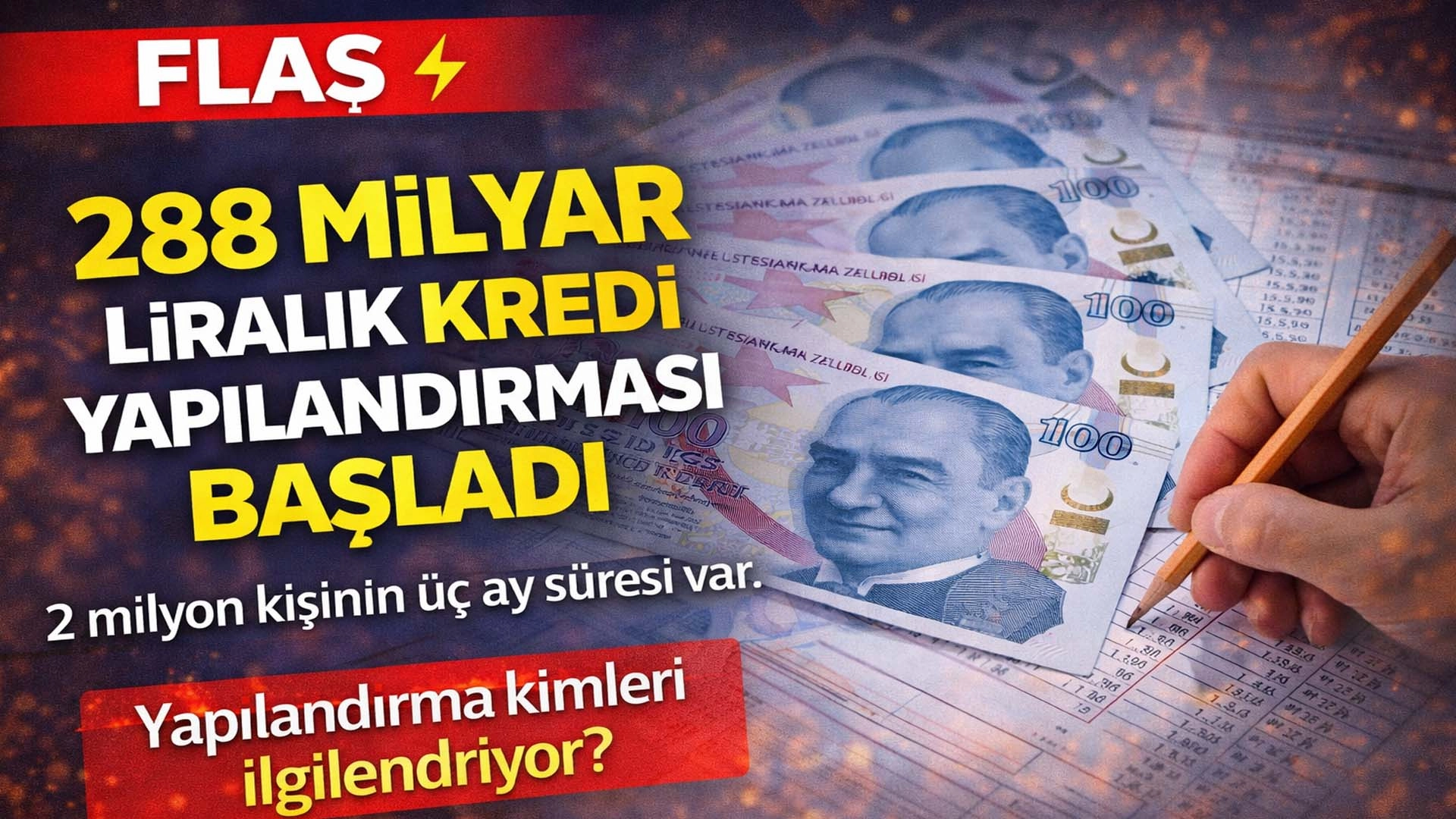288 Milyar Liralık Bor&ccedil; İ&ccedil;in Yapılandırma D&ouml;nemi Başladı