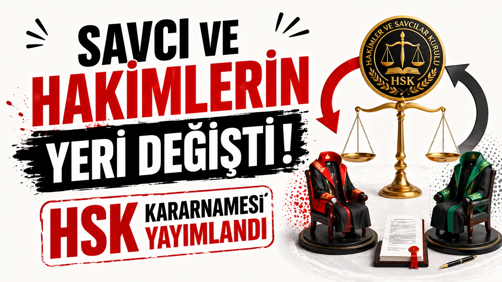 34 Hakim ve Savcının G&ouml;revi Değişti
