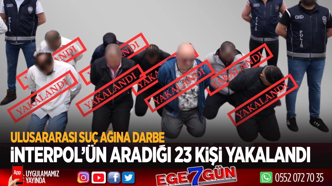 6 İlde Nefes Kesen Operasyon: INTERPOL’ün Aradığı Suçlular Yakalandı