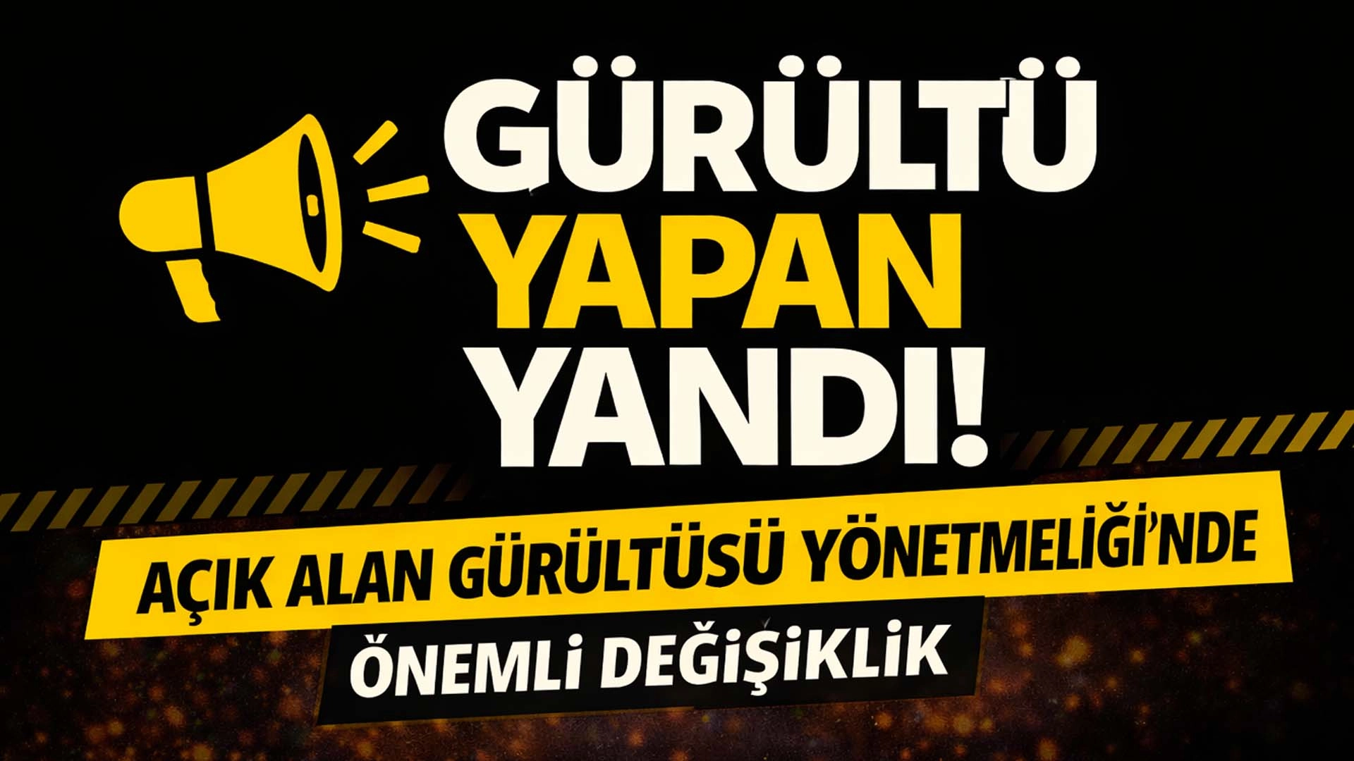 A&ccedil;ık Alan Te&ccedil;hizatlarında AB Uyumlu G&uuml;r&uuml;lt&uuml; D&ouml;nemi