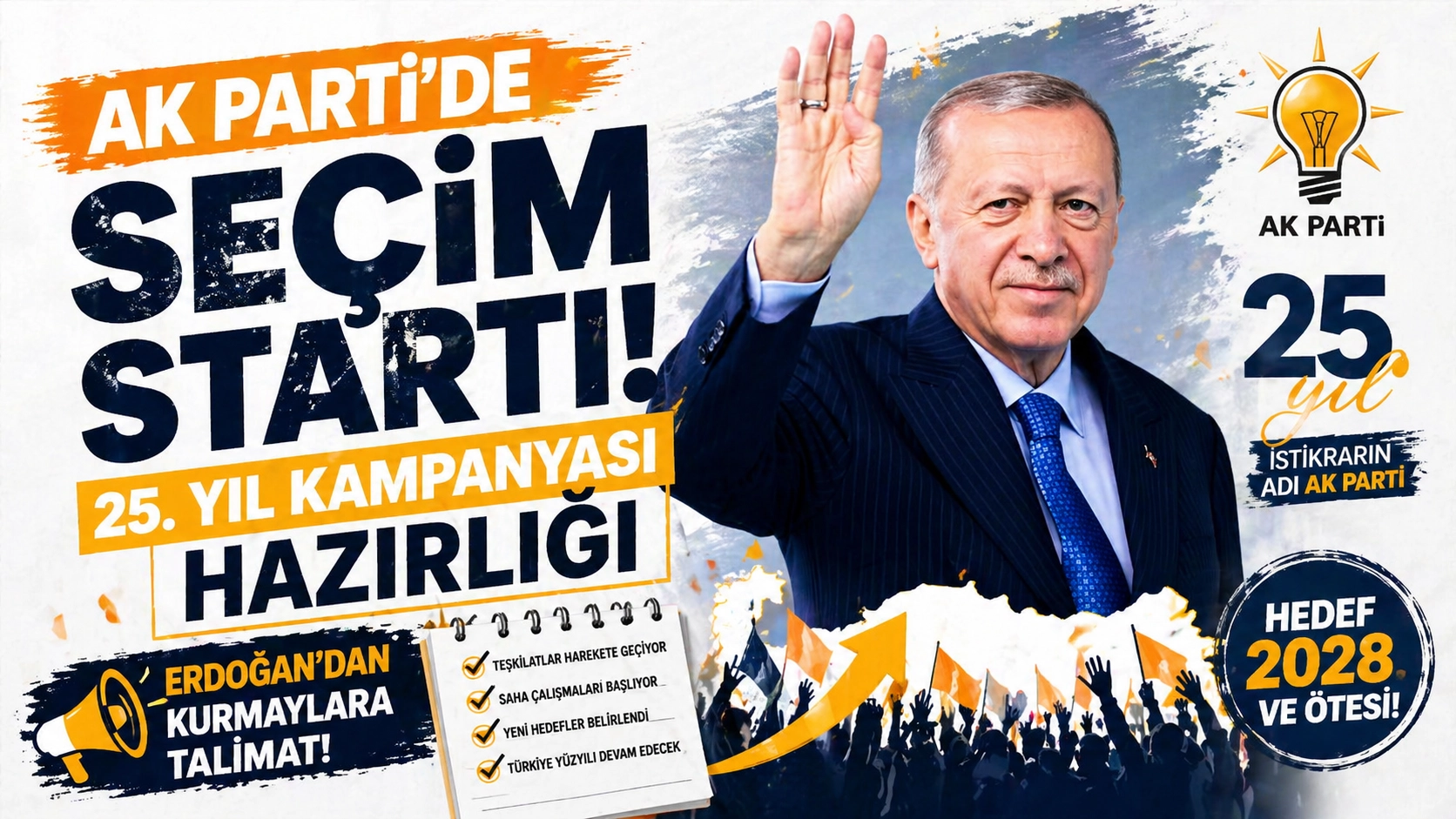 AK Parti se&ccedil;im &ccedil;alışmalarına başladı
