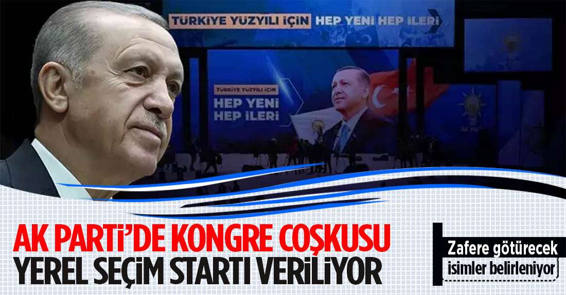 AK Parti'de büyük kongre günü: Yerel seçimin startı veriliyor