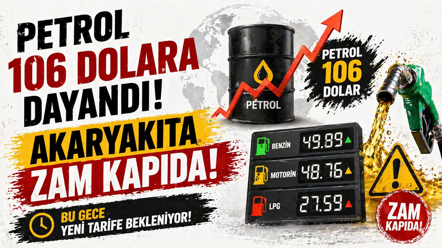 Akaryakıta yeni zam yolda