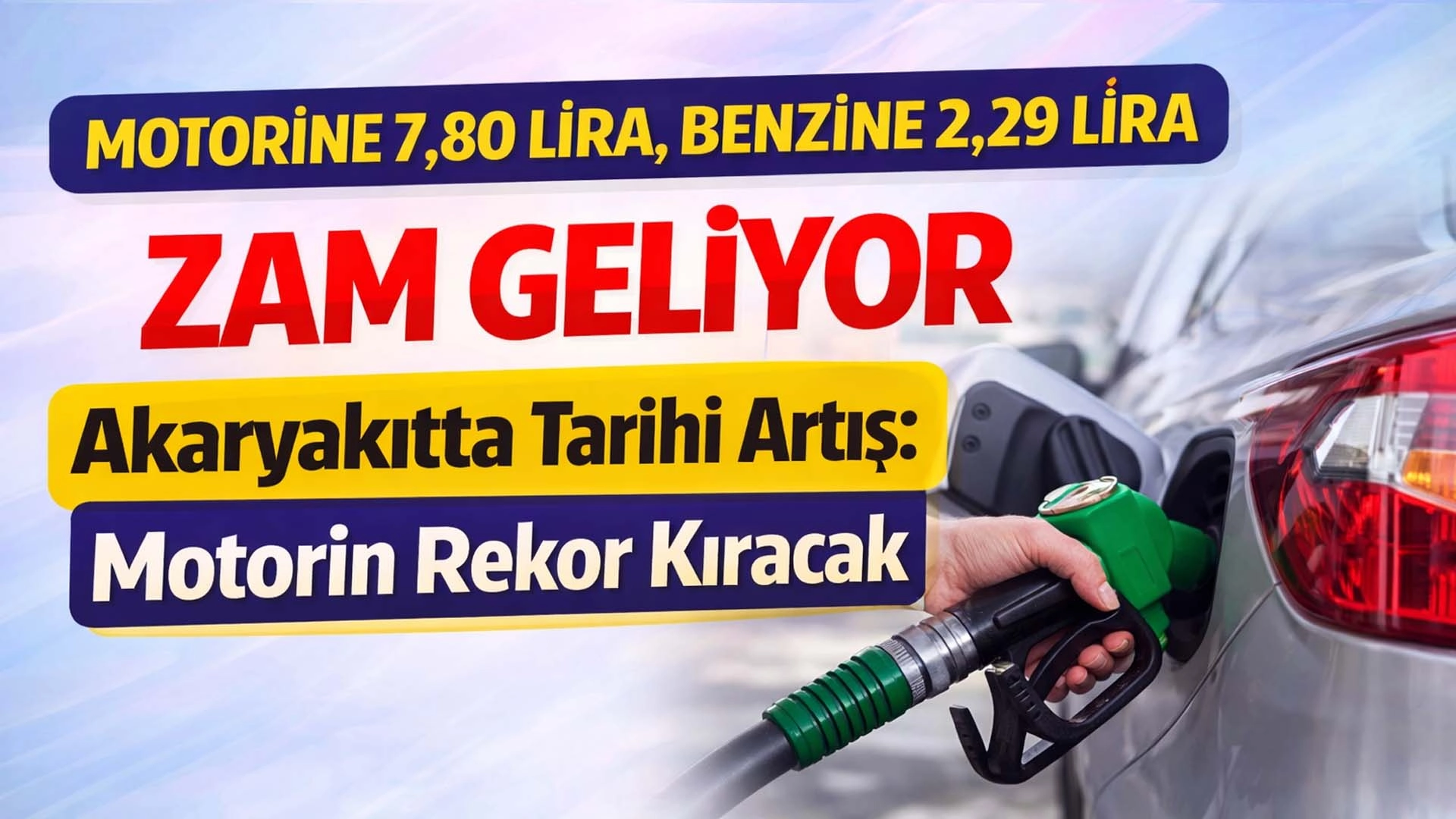 Akaryakıtta Tarihi Artış: Motorin Rekor Kıracak