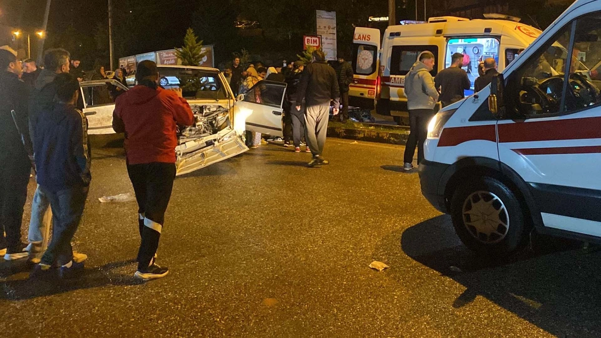 Akçakoca’da trafik kazası: 2 yaralı