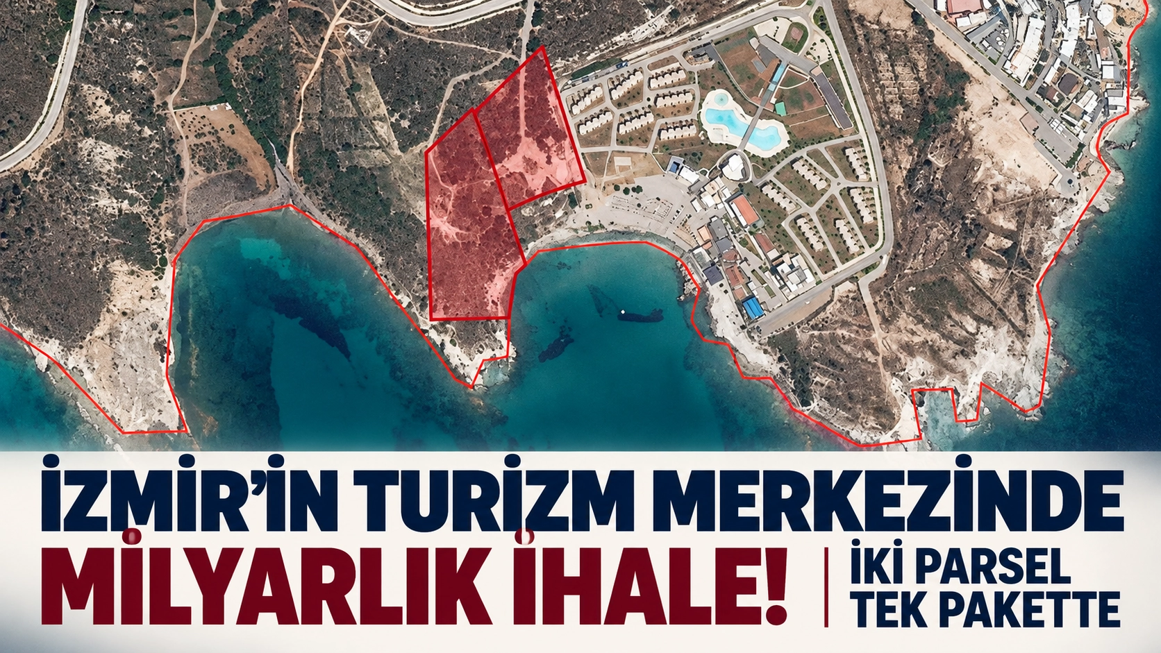 Ala&ccedil;atı&rsquo;da denize sıfır iki parsel! Teklif 1,3 milyar TL&rsquo;ye ulaştı
