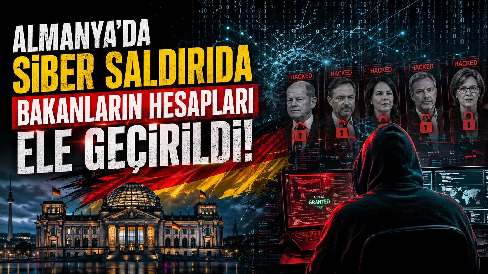 Almanya&rsquo;da siber saldırı krizi