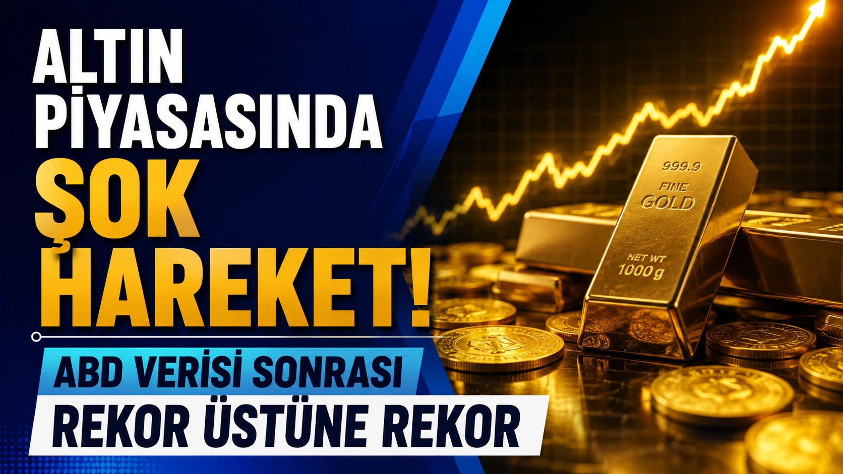 Altın Piyasasında Şok Hareket! ABD Verisi Sonrası Rekor &Uuml;st&uuml;ne Rekor