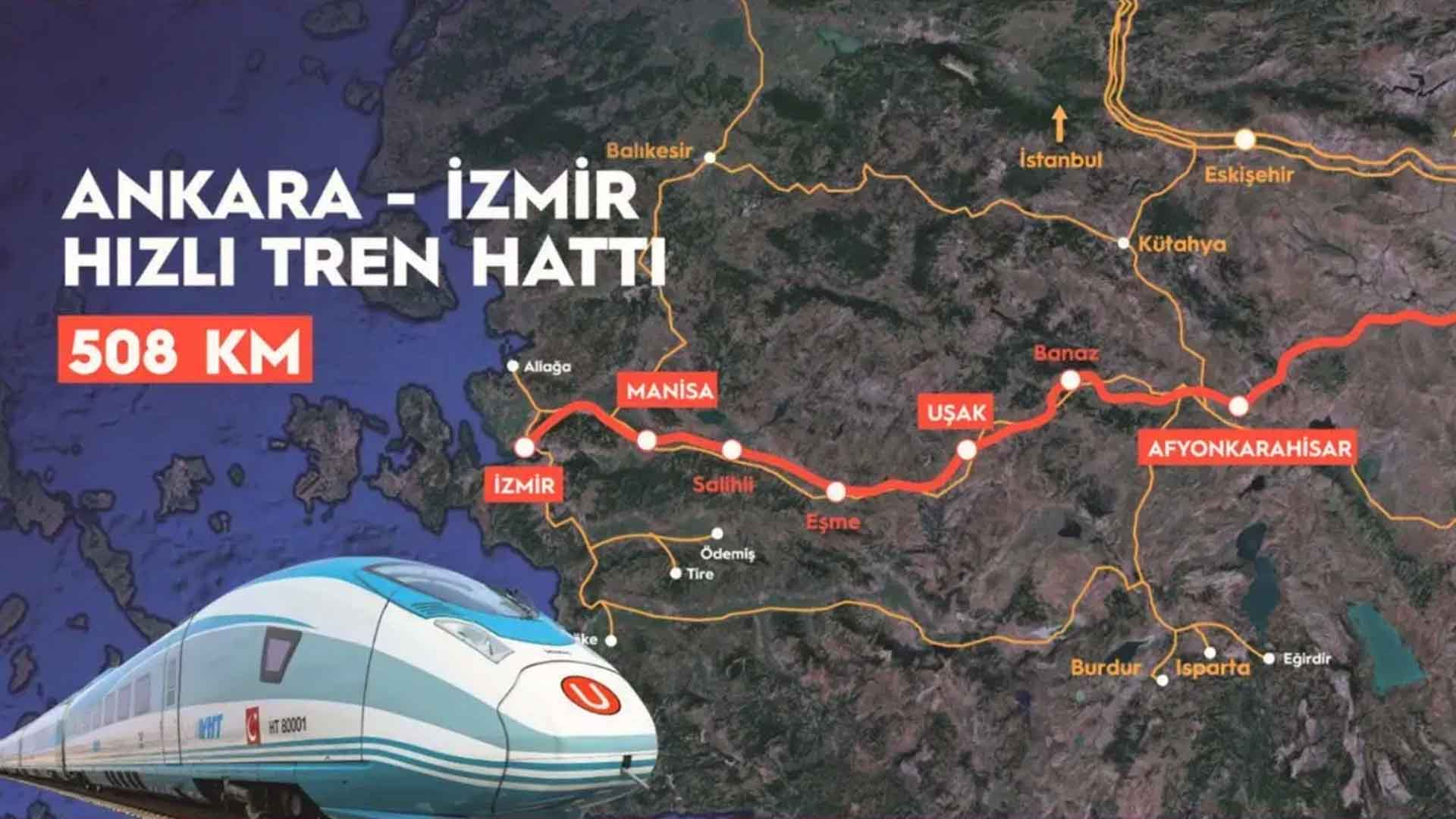 Ankara-İzmir 3 saat 30 dakikaya düşecek