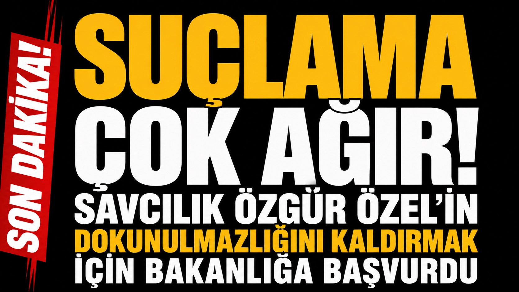 Ankara'da Dikkat &Ccedil;eken Gelişme! &Ouml;zg&uuml;r &Ouml;zel ve Veli Ağbaba İ&ccedil;in Fezleke