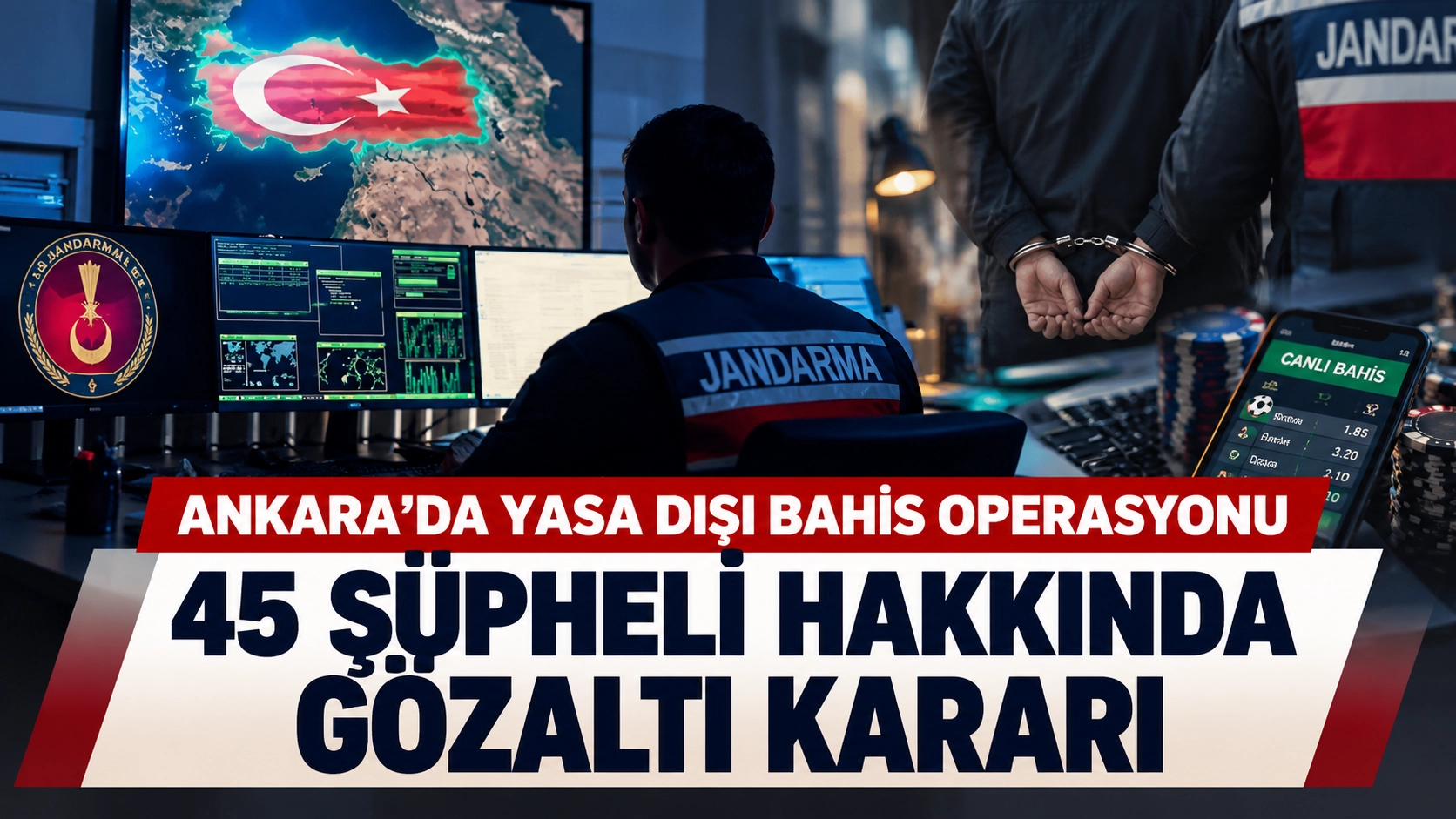 Ankara&rsquo;daki yasa dışı bahis soruşturmasında 9 ş&uuml;pheli aranıyor