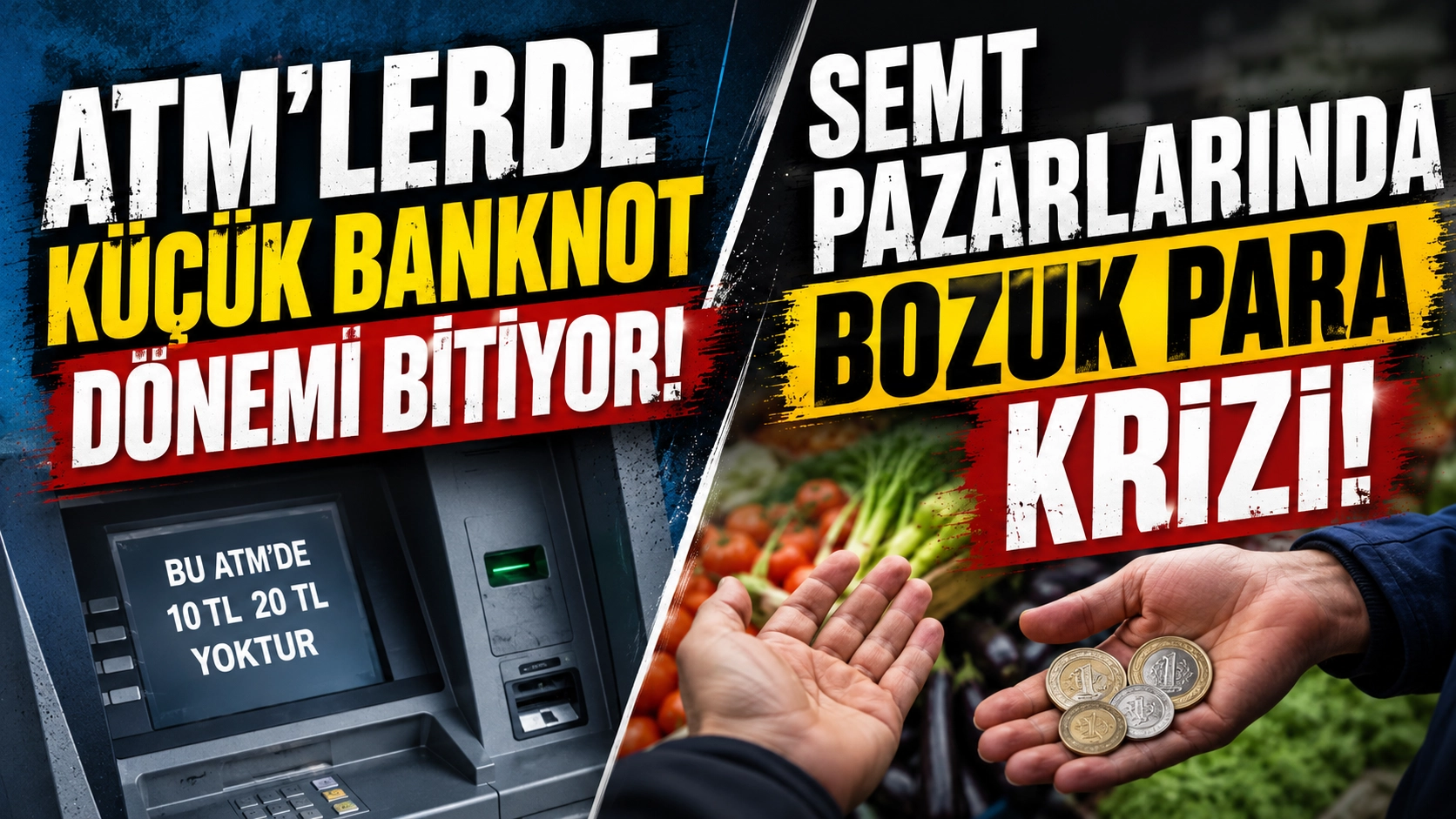 ATM&rsquo;lerde k&uuml;&ccedil;&uuml;k banknot d&ouml;nemi bitiyor