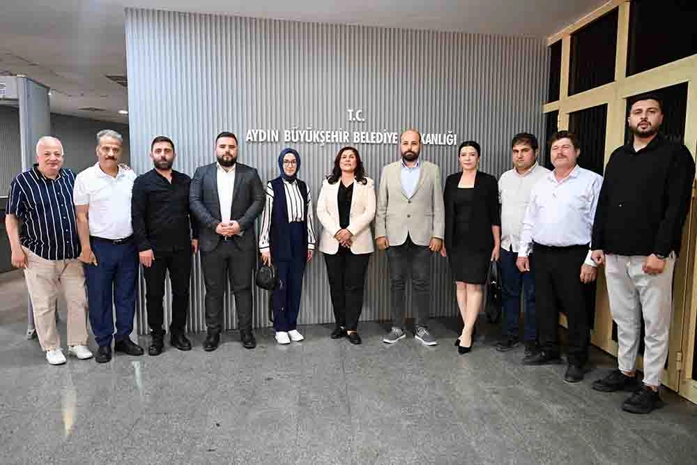 Aydın Gazeteciler Cemiyeti’nden Başkan Çerçioğlu’na ziyaret