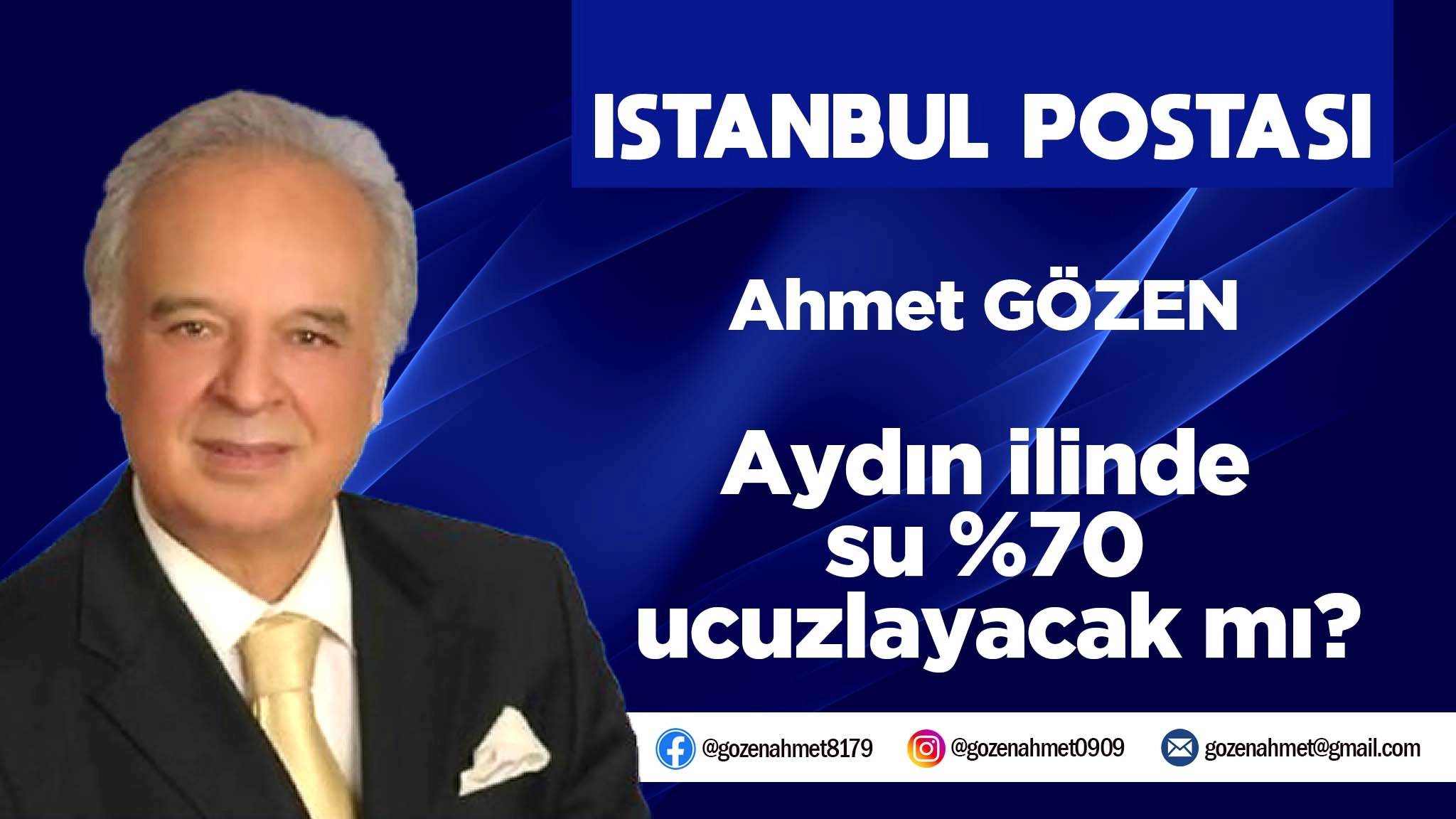 Aydın ilinde su %70 ucuzlayacak mı?