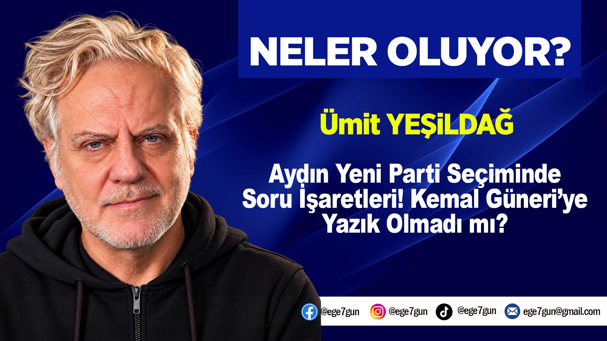 Aydın Yeni Parti Se&ccedil;iminde Soru İşaretleri! Kemal G&uuml;neri&rsquo;ye Yazık Olmadı mı?