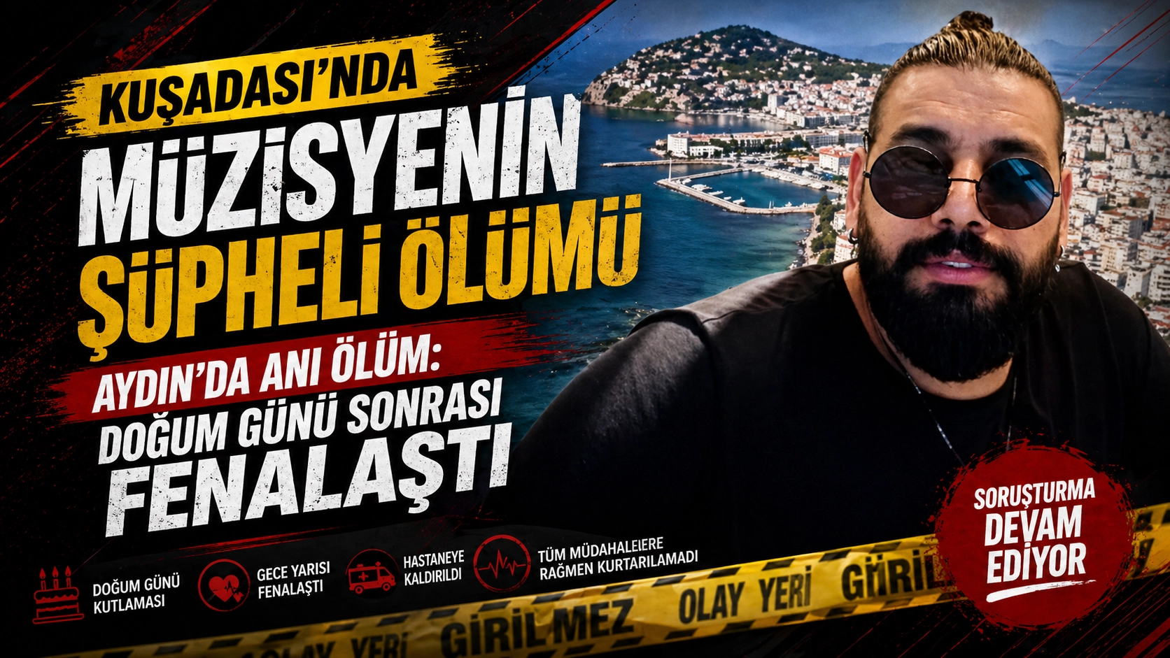 Aydın&rsquo;da ani &ouml;l&uuml;m: doğum g&uuml;n&uuml; sonrası fenalaştı