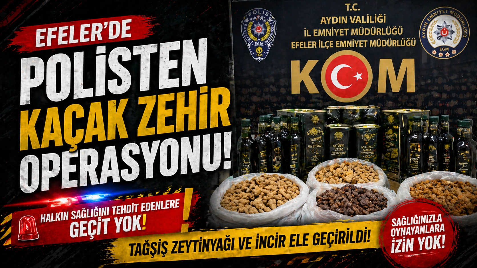 Aydın&rsquo;da sahte gıda operasyonu