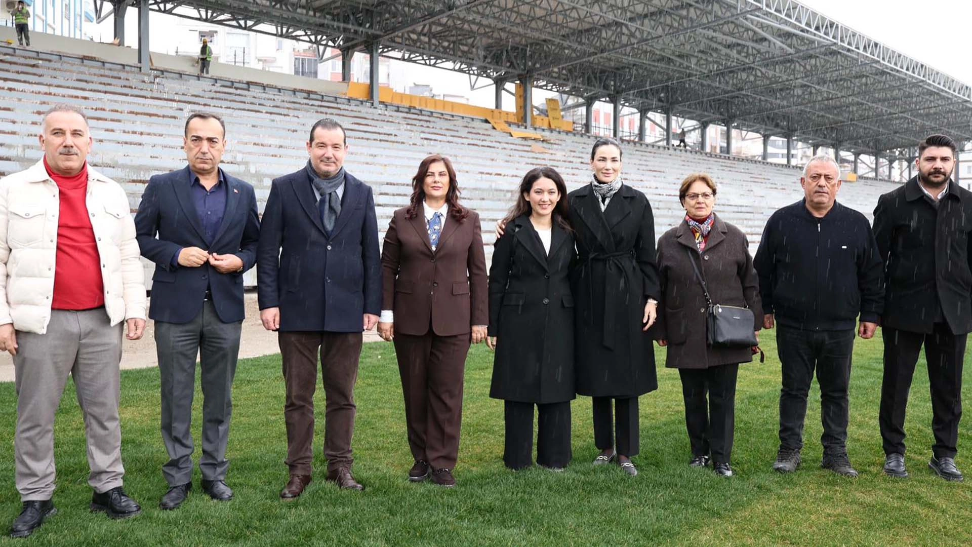 Aydın&rsquo;da yatırımlar yerinde incelendi: Stadyum, huzurevi ve spor salonu turu