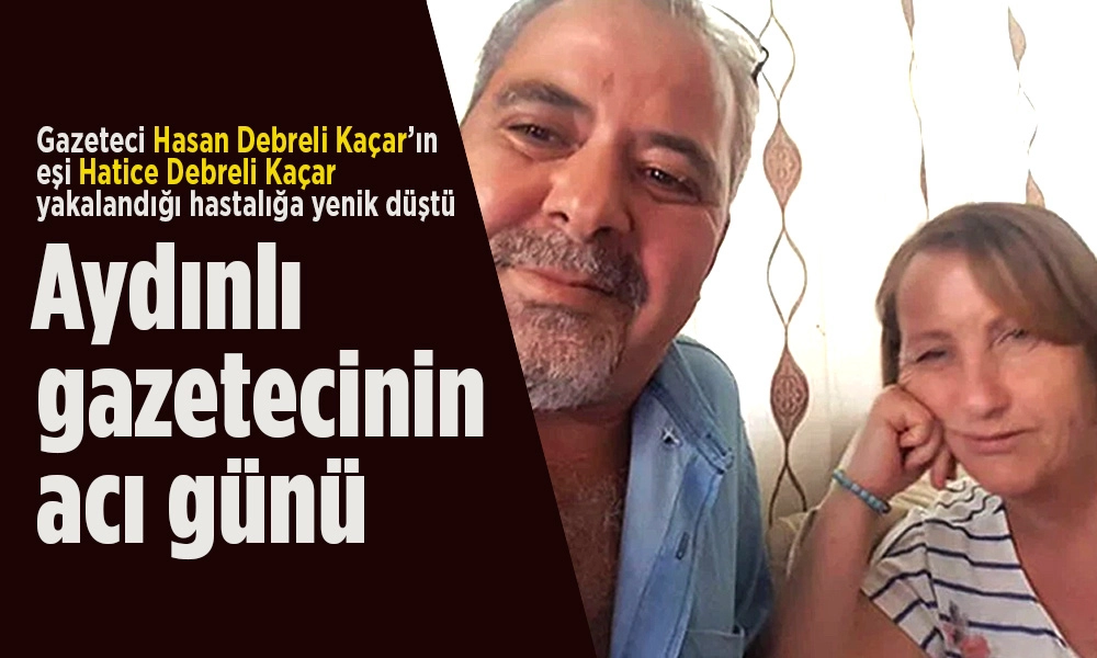 Aydınlı gazetecinin acı günü