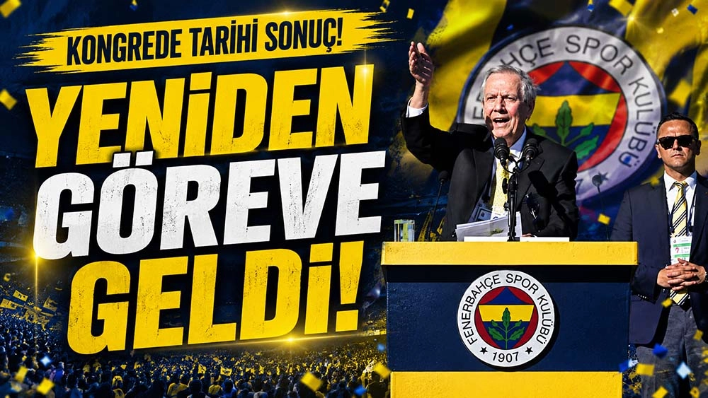 Aziz Yıldırım, Fenerbah&ccedil;e&rsquo;nin yeni başkanı se&ccedil;ildi