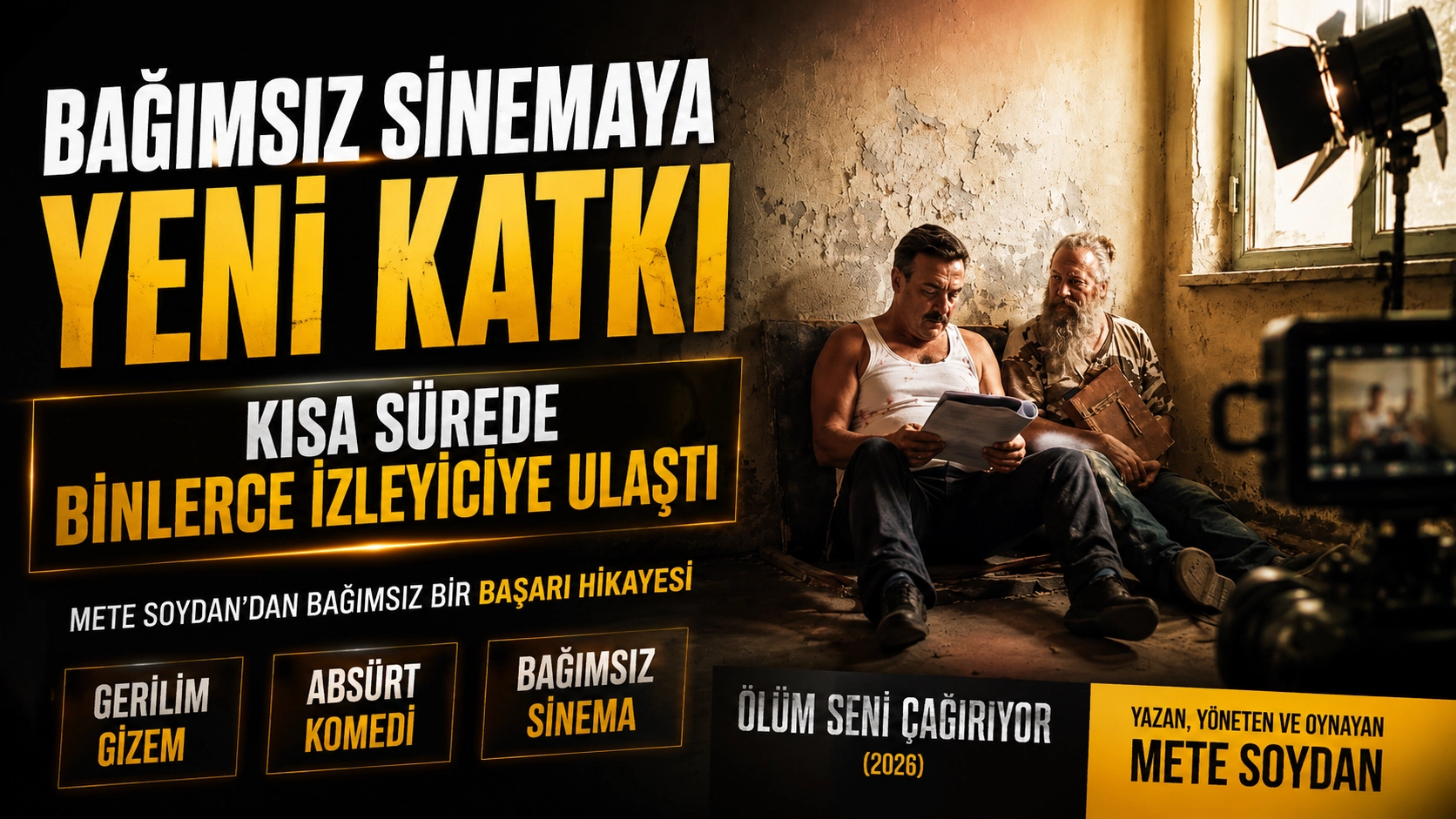 Bağımsız T&uuml;rk Korku Filmi "&Ouml;l&uuml;m Seni &Ccedil;ağırıyor" İzleyiciyle Buluştu