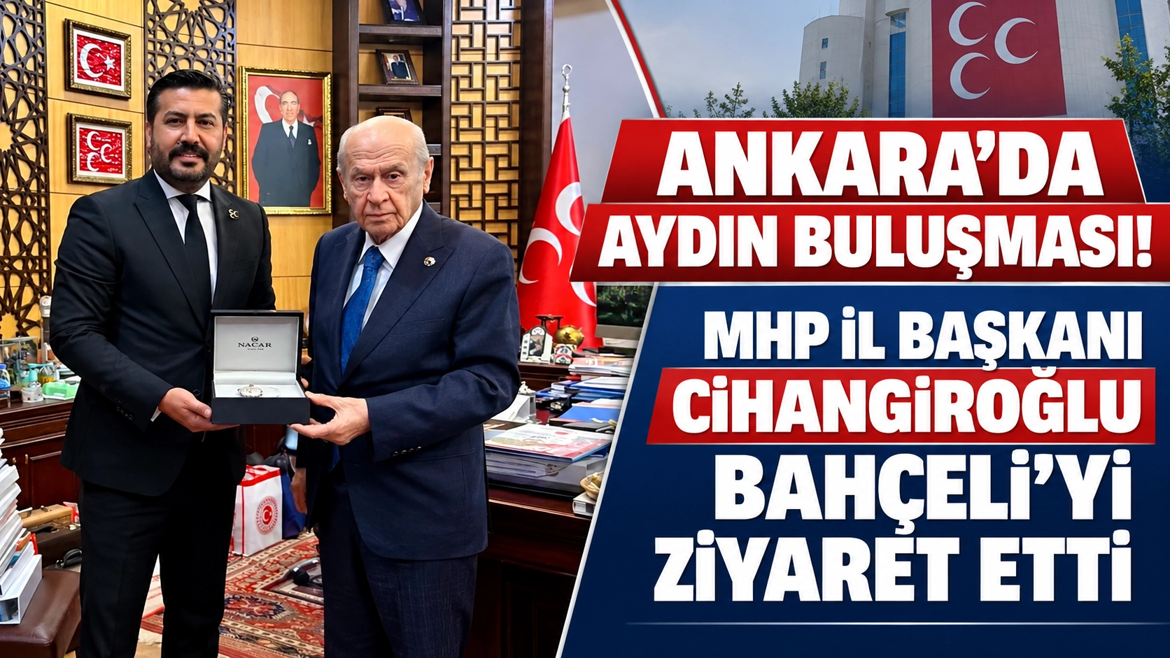 Bah&ccedil;eli&rsquo;ye Aydın&rsquo;dan &ouml;zel ziyaret! Kongre alb&uuml;m&uuml;n&uuml; kim takdim etti?