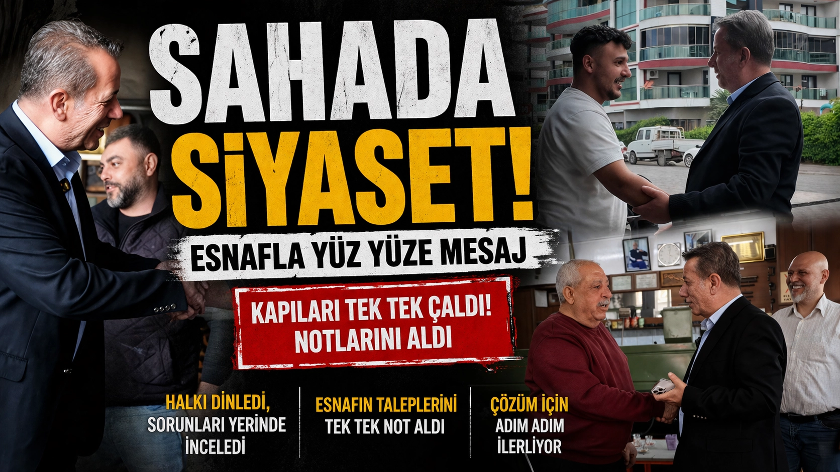 Başkan esnafla buluştu, talepler dinlendi