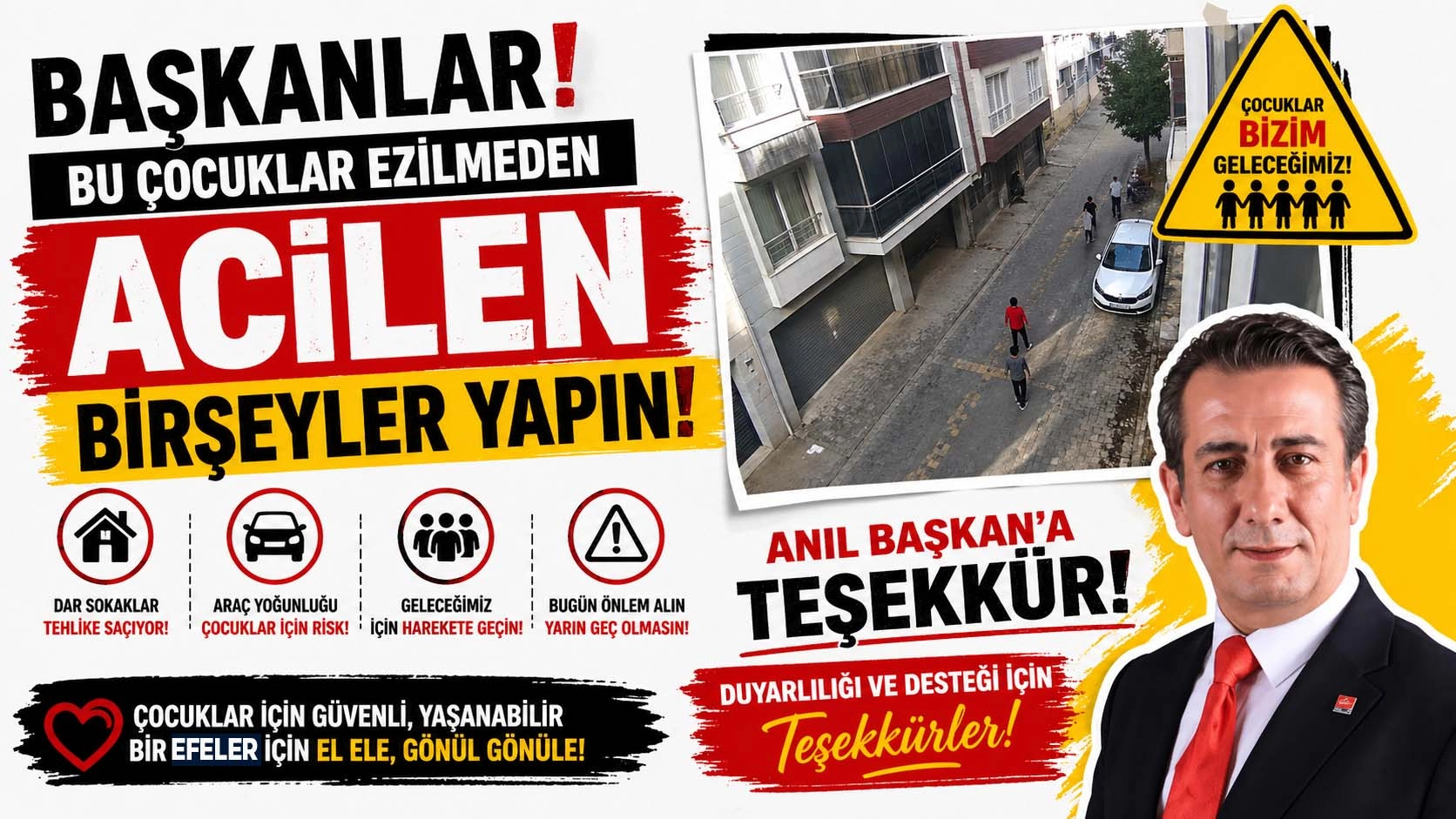 Başkanlar bu &ccedil;ocuklar ezilmeden acilen birşeyler yapın!