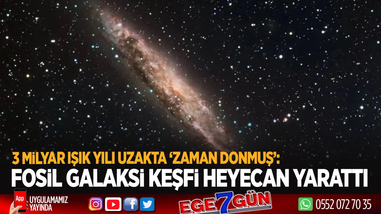 Bilim dünyası şaşkın: Fosil galaksilerin en nadiri ortaya çıktı
