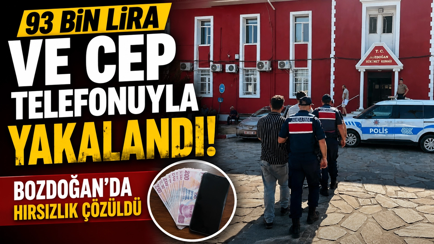 Bozdoğan'da Altın Vurgunu! Jandarma Ş&uuml;phelileri Kısa S&uuml;rede Yakaladı