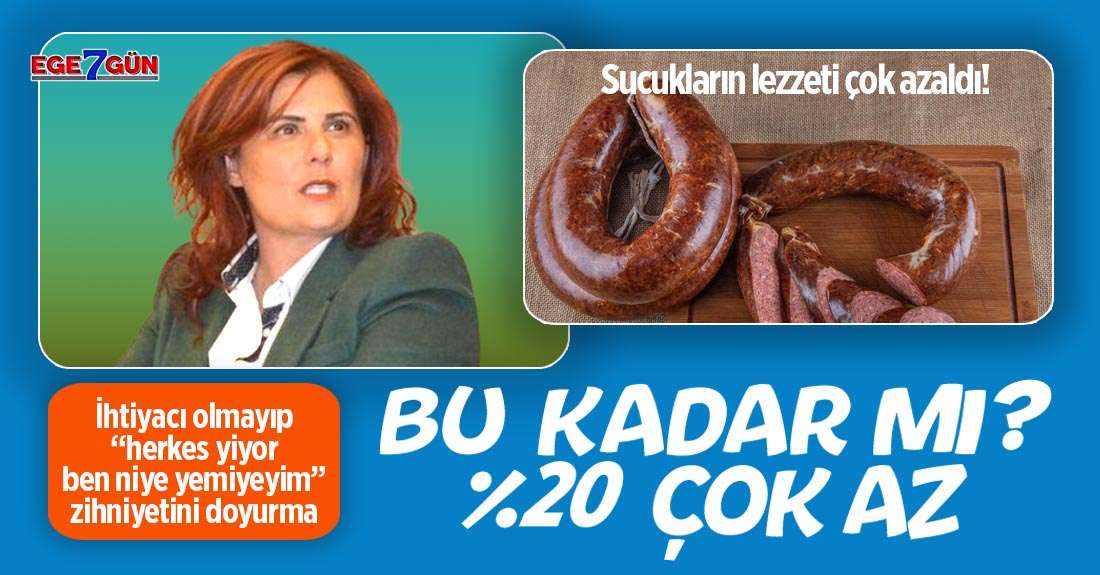 Bu kadar mı? %20 çok az, oy için Aydın'ı doyurma ihtiyacı olanları doyur!..