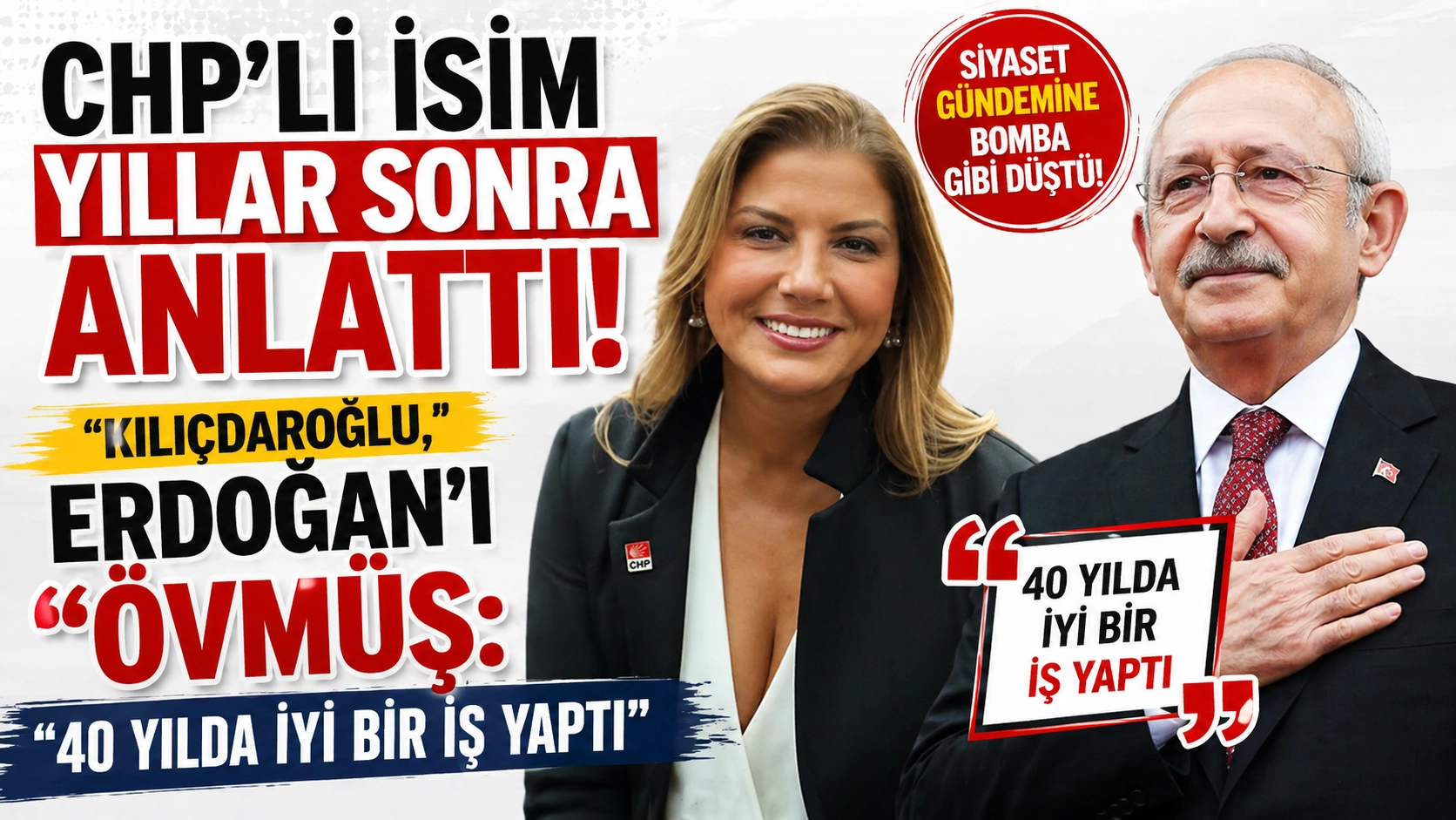 CHP'li isim yıllar sonra anlattı! Kılı&ccedil;daroğlu, Erdoğan'ı &ouml;vm&uuml;ş: 40 yılda iyi bir iş yaptı