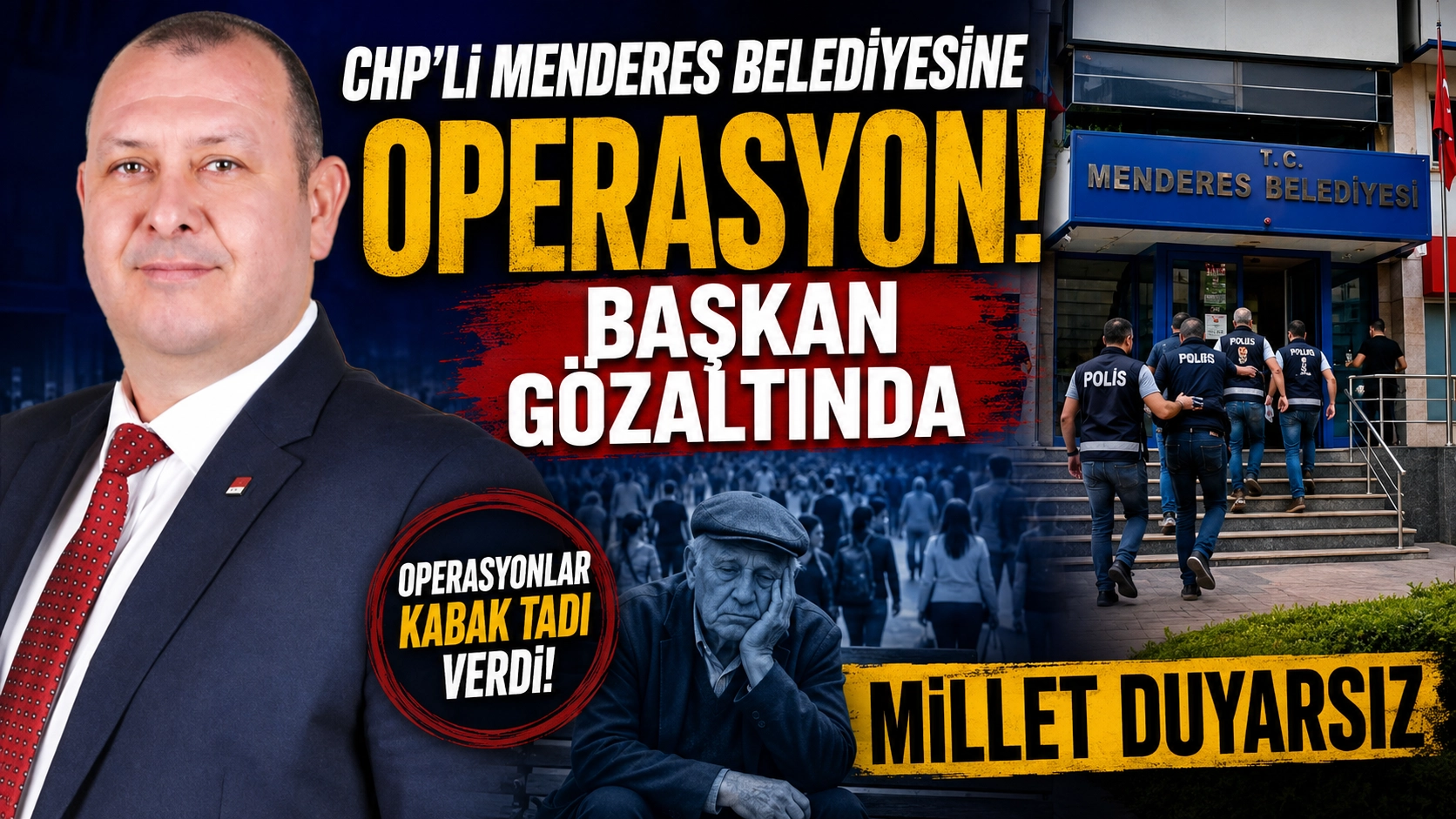 CHP'li Menderes Belediyesine Operasyon! Başkan G&ouml;zaltında
