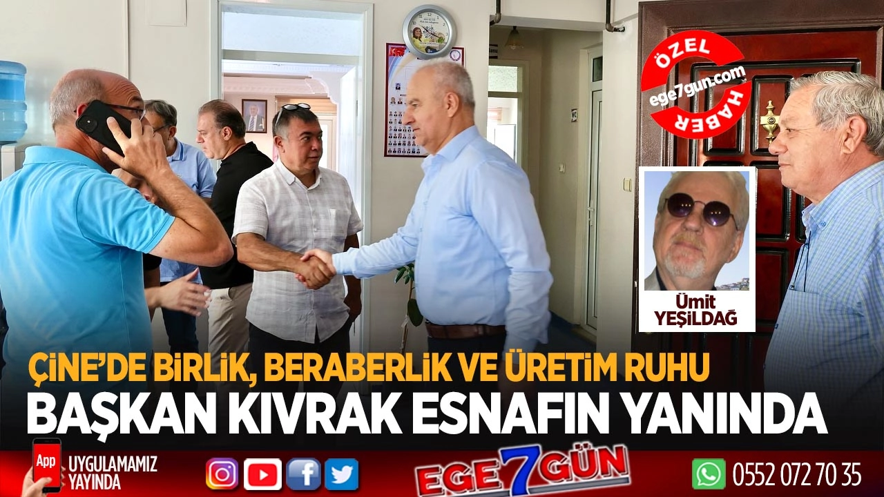 Çine Belediye Başkanı Kıvrak’tan genel kurula anlamlı katılım