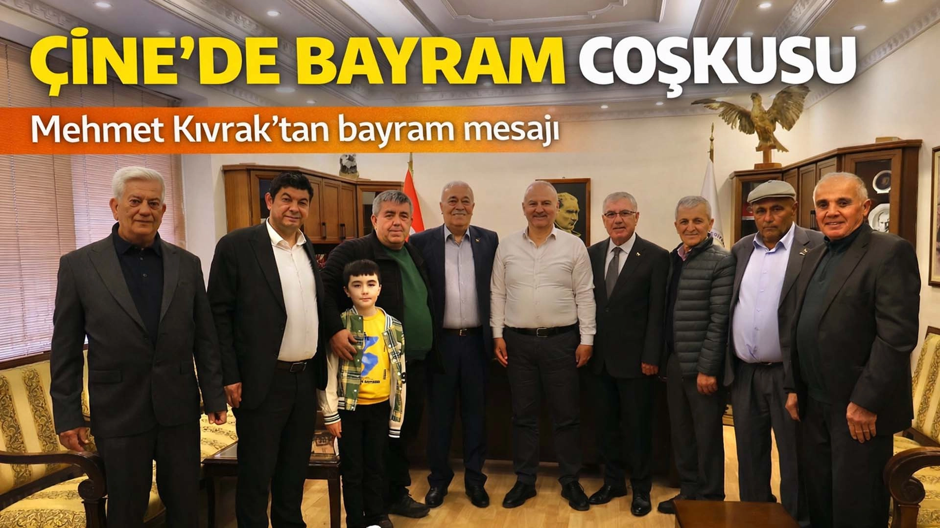 &Ccedil;ine&rsquo;de Bayramlaşma Programına Yoğun İlgi