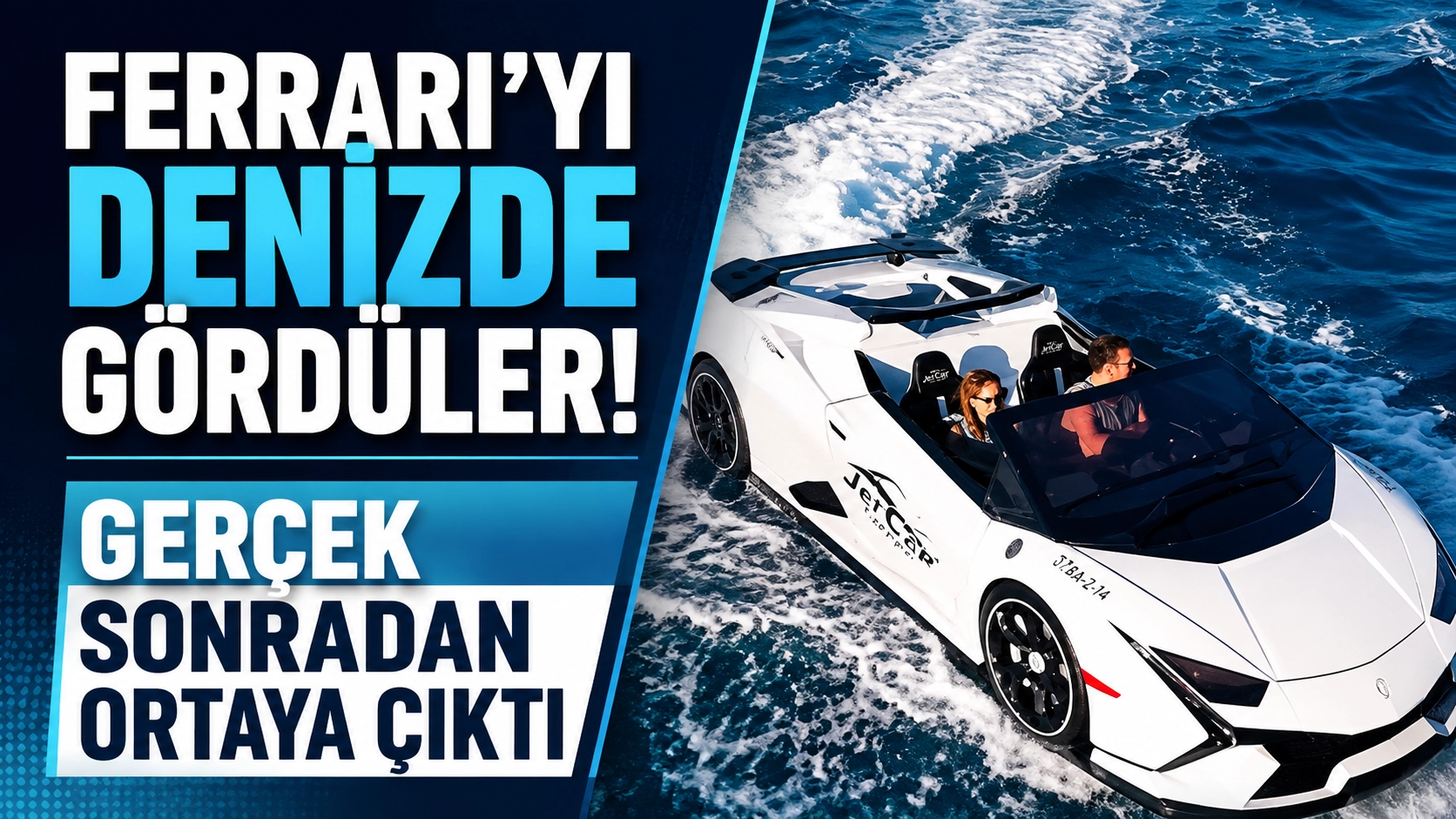 Denizde Ferrari Şaşkınlığı! Bodrum'da G&ouml;ren Bir Daha Baktı
