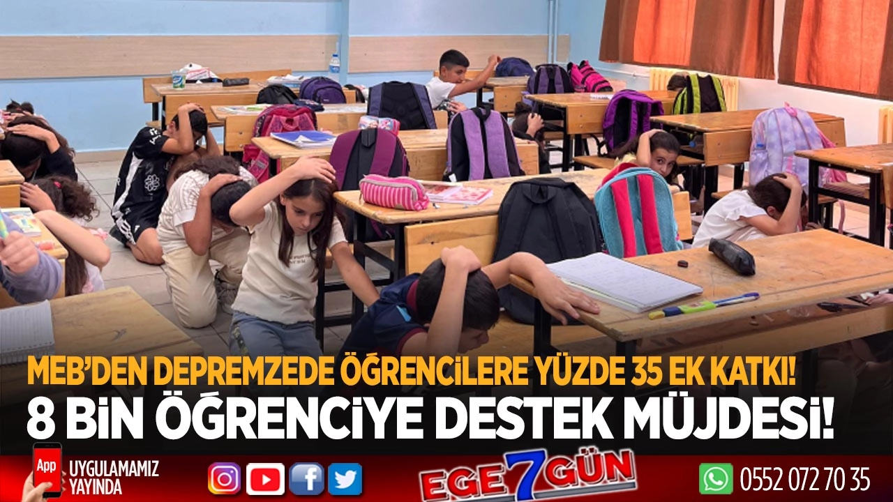 Depremden etkilenen 5 ildeki özel okul öğrencilerine eğitim desteği arttı