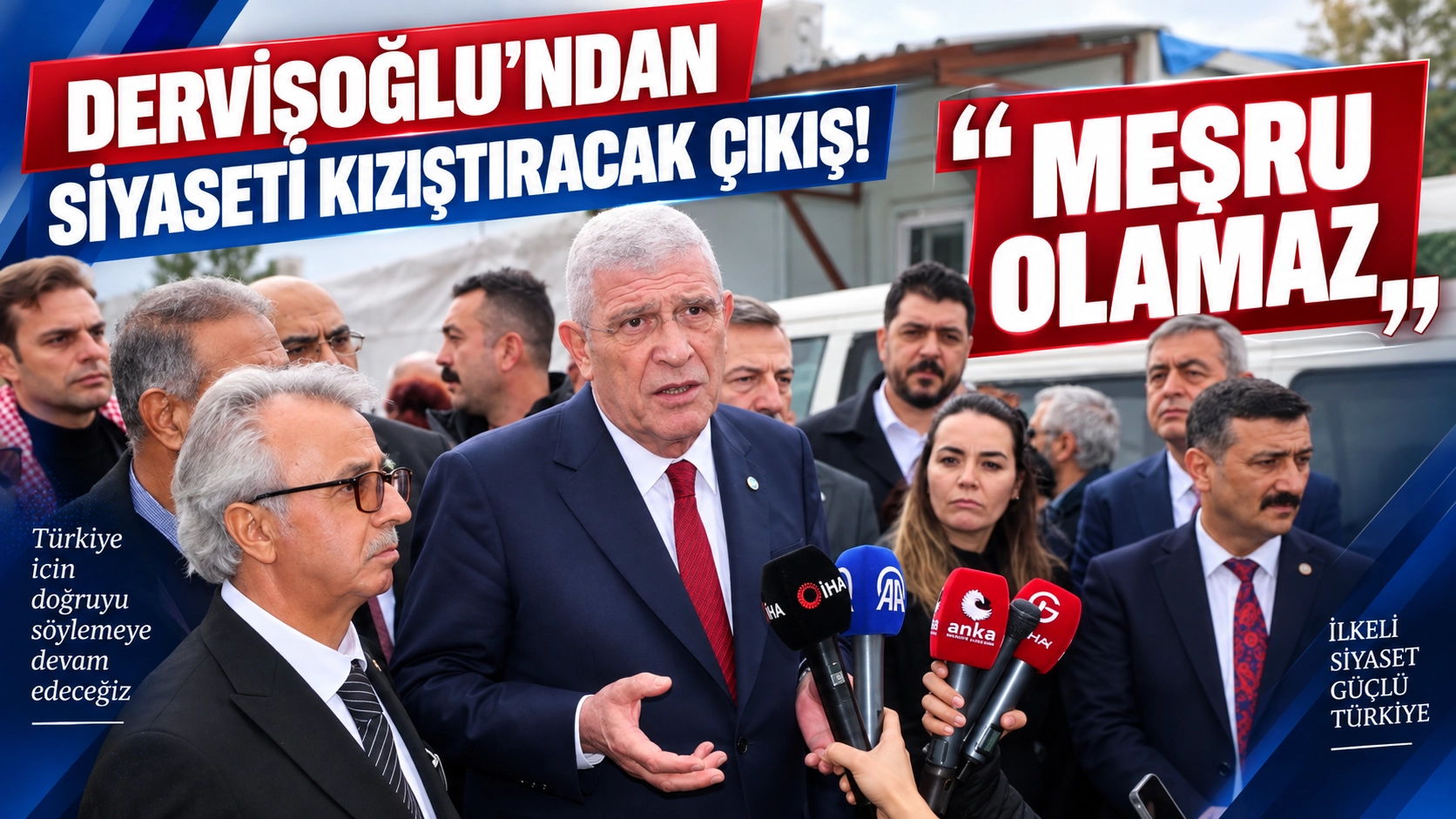 Dervişoğlu&rsquo;ndan Erdoğan&rsquo;a &ccedil;arpıcı mesaj! &ldquo;Se&ccedil;imi bir tehlike g&ouml;r&uuml;yor&rdquo;