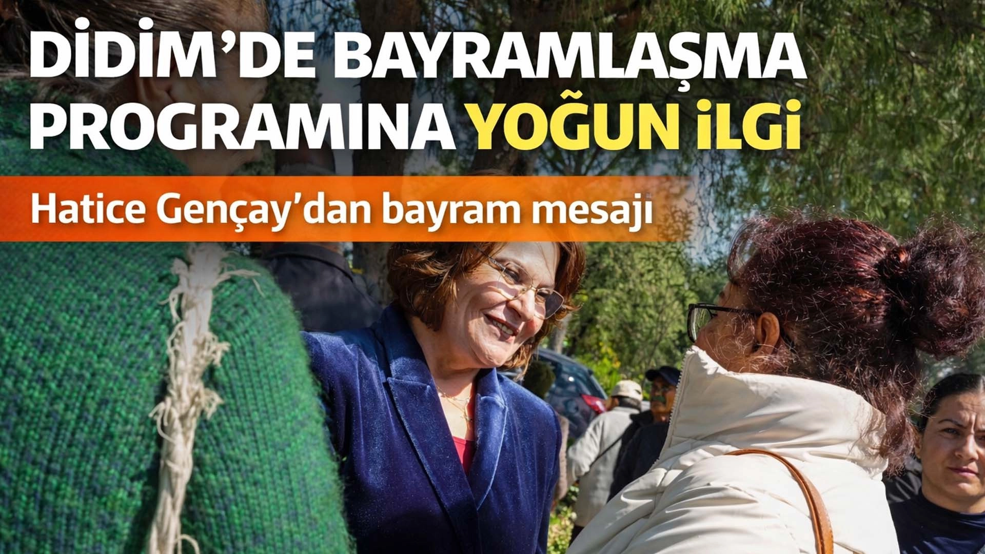 Didim&rsquo;de Bayramlaşma Programına Yoğun Katılım